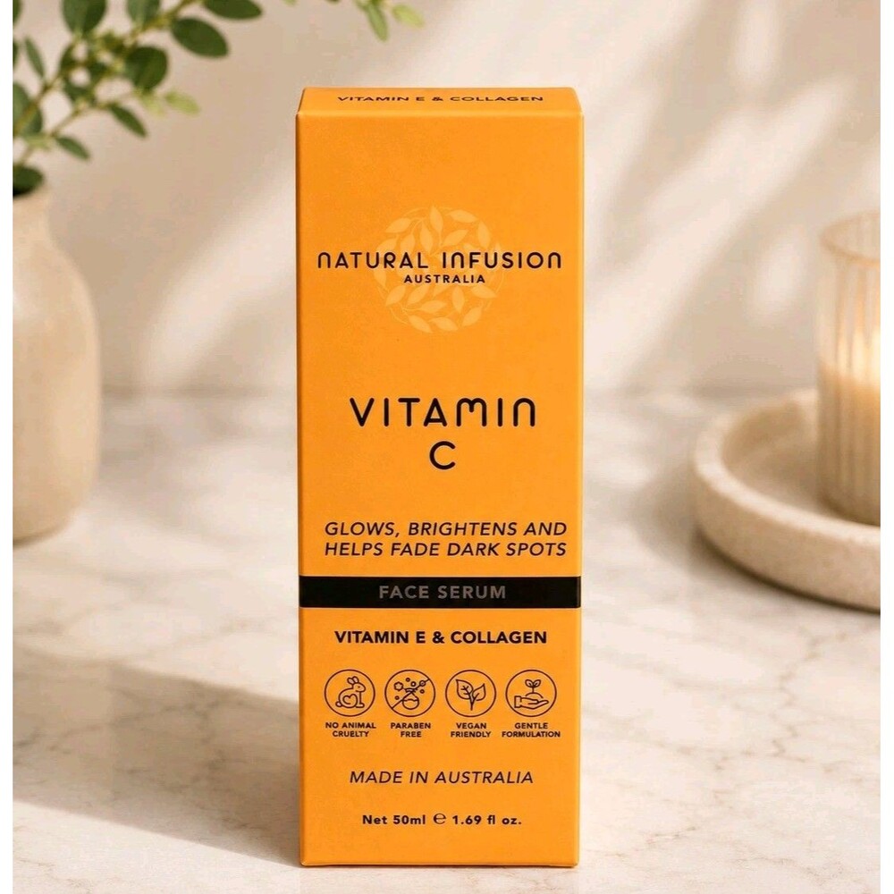 Natural Infusion Australia Vitamin C Collagen Hydration Face Serum 1.69oz